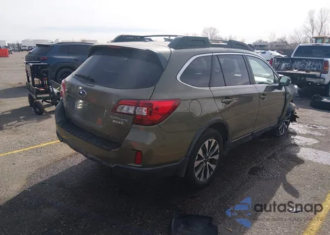 2015 Subaru Outback 2.5I Limited z USA, uszkodzony, nr VIN 4S4BSANC4F3315835